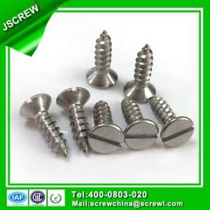 High Quality Carbon Steel Slotted Drive Wood Screws